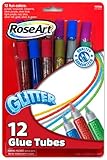 UPC 072348400668 product image for RoseArt Washable Glitter Glue Tubes, 12-Count, Assorted Colors, Packaging May Va | upcitemdb.com