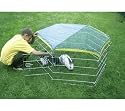 Maxi-Pet 82704 Freigehege, verzinkt, 6 Gitter 56,5x56,5 cm, mit T&uuml;r und Netz