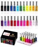Shany Nail Art Set (24 Famouse Colors Nail Art Polish, Nail Art Decoration)