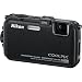 Nikon COOLPIX AW100 16 MP CMOS Waterproof Digital Camera with GPS and Full HD 1080p Video (Black)