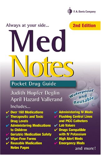 MedNotes: Pocket Drug Guide (Davis's Notes)