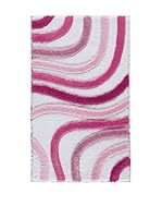 Pandora Alfombra de Baño Sardes (Blanco/Fucsia)