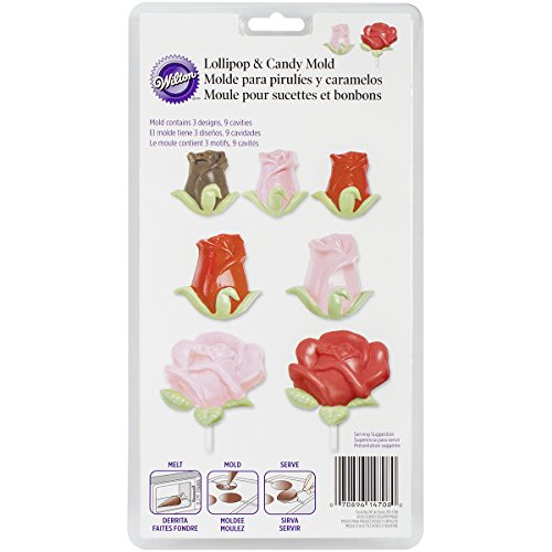 Wilton Rose and Buds Lollipop Mold