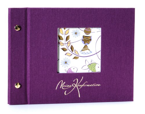 Goldbuch 21617 - Schraubalbum Konfirmation Leinen, lila Preisvergleich