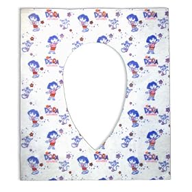 Neat Solutions 10-count Dora the Explorer Potty Topper Disposable Stick-in-Place Toilet Seat Covers