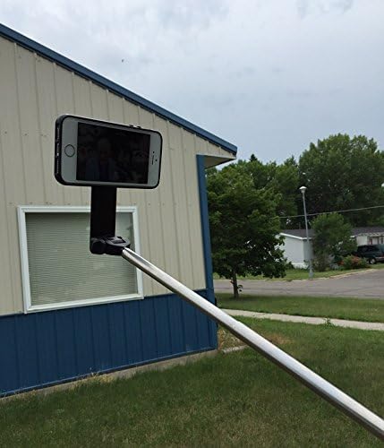 Magnetic Cell Phone Selfie Mount, w/Bluetooth Remote, Fits iPhone 4, 4s, 5, 5s, 6, Galaxy S3, S5