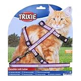 Trixie 41893 Katzengarnitur, Motivband, gro&szlig;e Katze, Nylon, 34-57 cm/13 mm