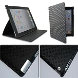 Diamond Magnetic Smart PU Leather Cover Case iPad 2 Black