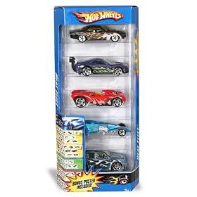 Hot Wheels 5 Car Gift Pack - Heat Fleet by Mattel