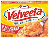 Kraft Velveeta, Shells & Cheese with Bacon, 10.3-Ounce Boxes (Pack of 12)