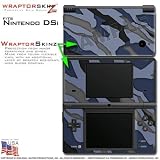 Nintendo DSi Skin Camouflage Blue WraptorSkinz Skins (DSi NOT INCLUDED)