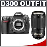 cheap Nikon D300 Digital SLR Camera with Nikon 70-300mm f/4.5-5.6 G ED-IF AF-S VR Zoom-Nikkor Lens Outfit