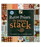 Paper Stack 12"x12" 72/Pad-Retro