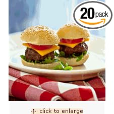 Kobe Style Wagyu Beef Slider Burgers (Qty 20) by Sif Foods Inc