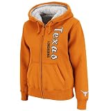 NCAA Texas Longhorns Vault Full Zip Fleece Hoodie (Texas Orange, Small)