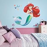 RoomMates RMK2360GM The Little Mermaid Peel and Stick Giant Wall Decals, 1-Pack