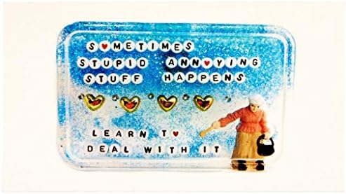 Ugly Baby Sticker: Sometimes Stupid Annoying Stuff Happens. Learn To Deal With It (10 Pack)