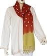 Elegent Scarves And Wraps Winter Trends Wool Tie Dye Print Womens Accessory India 29 x 80 inches