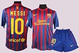 Barcelona 2012 Messi Home Jersey Shirt & Shorts Size S