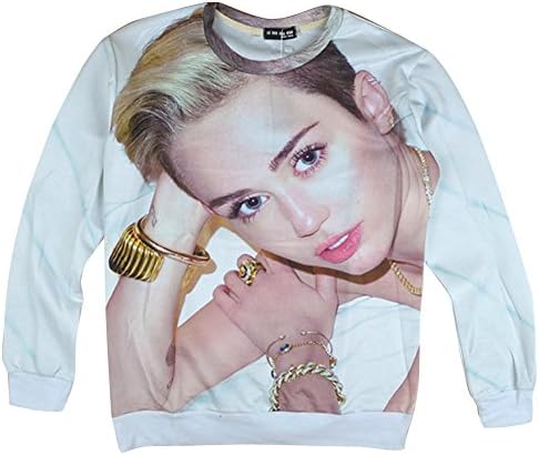 Unisex Swag 3D Sweater Bangerz Miley Cyrus Sweatshirt T Shirts (M)