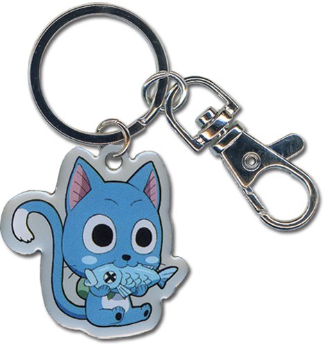 Fairy Tail: Happy Metal Keychain