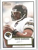 2006 Topps Heritage #10 David Garrard - Jacksonville Jaguars (Short Print)(Football Cards)