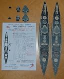 1/700戦艦長門(アオシマ)甲板塗装用マスク
