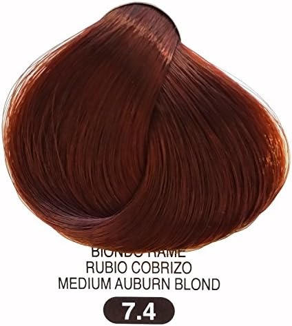 Terme Professional Permanent Hair Coloring Cream 100ml #7.4 Medium Auburn Blond