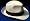 Traditional Gentlemans Straw Panama Fedora hat - Size 59cm