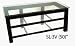 Plateau SL-3V 50 Fixed Shelf Rack Audio/Video Stand, Superior Modern Styling, Quality wood construction in a rich black satin finish, High quality safety glass shelves with polished edges, 4 Video unit sizes (26  64), Matching Audio unit & tables and mirror