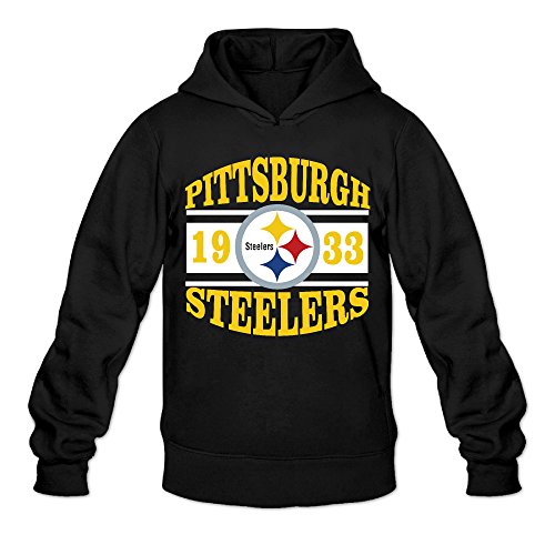 AK79 Men's Sweater Pittsburgh Logo Steelers Black