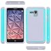 Alcatel Fierce XL Case, LK [Shock Absorption] Hybrid Dual Layer Armor Defender Protective Case Cover for Alcatel OneTouch Fierce XL, Mint