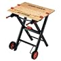 Black & Decker WM525 Workmate 525 450 Pound Capacity Portable Work Bench with Wheels