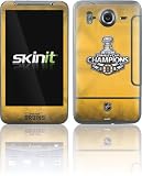 Skinit 2011 NHL Stanley Cup Champions Boston Bruins Yellow Background w/ Cup Vinyl Skin for HTC Inspire 4G
