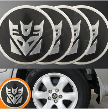 Transformers Deceptacon Wheel Center Caps Emblem 4pcs set
