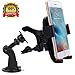 Car Mount, YUNSONG(TM) Super 3 in 1 Universal Adjustable Air Vent/ Windshield Car Phone Mount Holder Cradle for iPhone, Samsung & Other Smartphones- One Year Warranty