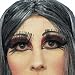 Black Tinsel Eyelashes Adult