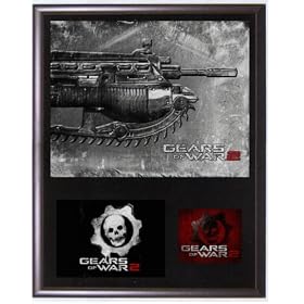 Gears of War 2 GoW Cog vs Locust Plaque Series #3 w/ Card