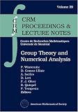Group Theory and Numerical Analysis (Crm Proceedings & Lecture Notes,)