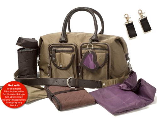 Wickeltaschen-Set "LISSY-tabac"