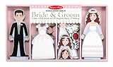 Melissa And Doug Bride And Groom Magnetic Dress-Up