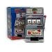 Cherry Bonus Slot Machine bank W/ Spinning reels
