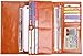 Heshe Womens Leather Long Wallets Card Holder Wallet Money Clips with Zippered