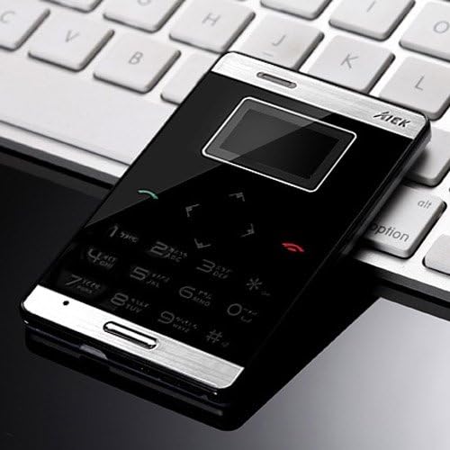 Aiek M3 Single SIM Mp3 Gprs Mobile Positioning Function Touch Keyboard Mini Mobile Phone Support Tf Card (Black)