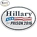 Vipergraphics Hillary for Prison 2016 Bumper Sticker Anti Hillary Clinton (5 Pack)