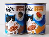 6 x 400g Katzenfutter Felix - Leber & Gefluegel in Wildgelee -