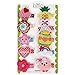 Bundle Monster 10 pc Baby Girls Embroidered Design Fabric Hair Clip Accessories