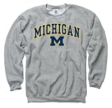 Michigan Wolverines Youth Grey Perennial II Crewneck Sweatshirt