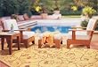 New Luxurious 4 Piece Teak Sofa Set - 2 Deep Seating Club Chairs, 1 Side Table And 1 Ottoman [CR2]