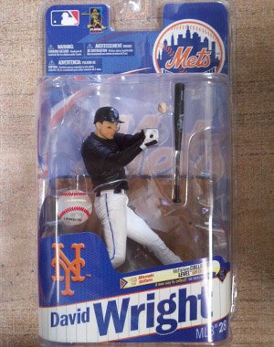 McFarlane Toys MLB Sports Picks Series 28 Action Figure David Wright (New York Mets) Black Jersey Bronze Collector Level Chase